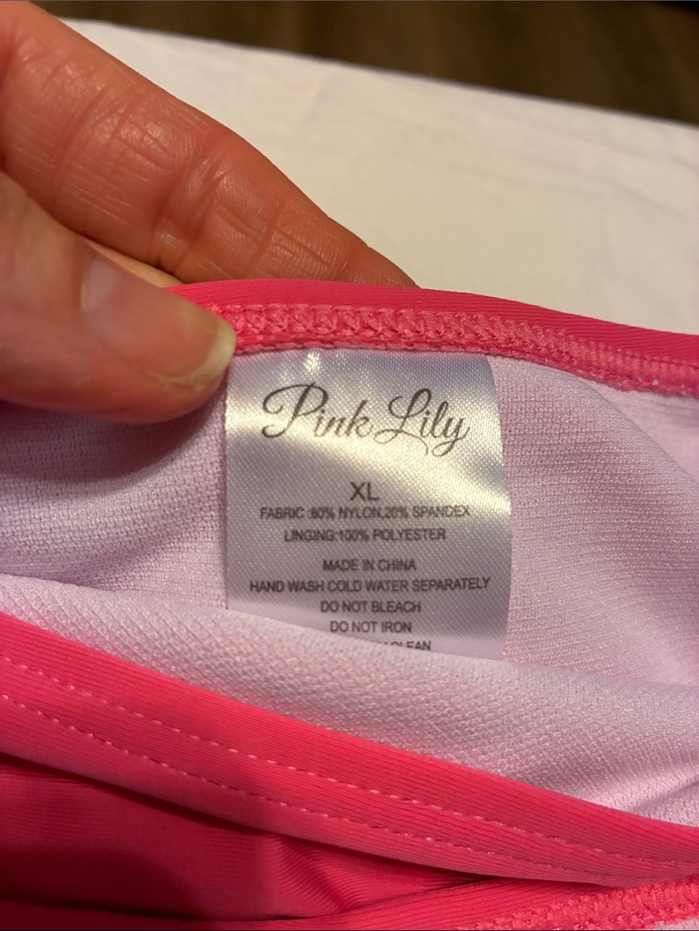 Pink Lily Hot Pink Bikini Bottom - Picture 2 of 4